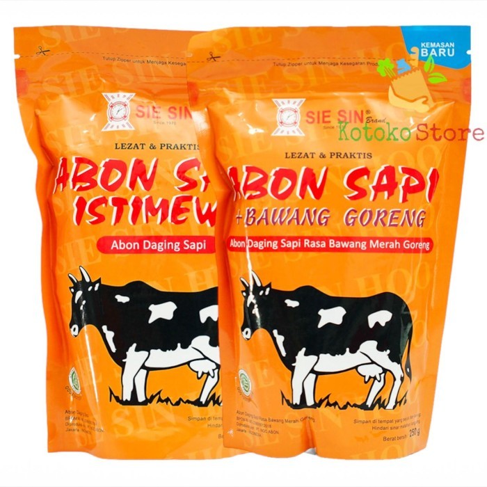 

Abon Sapi Istimewa Sie Sin Original Polos / Abon Sapi Bawang 250gr