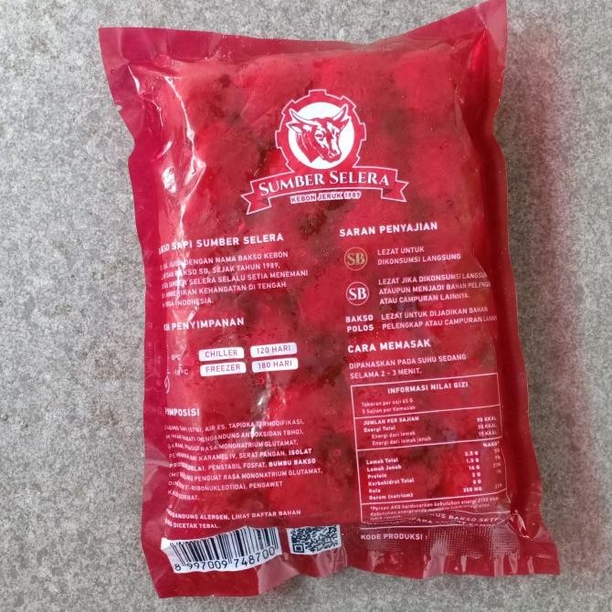 

New Bakso Sumber Selera Sb Premium Isi 25 Pc