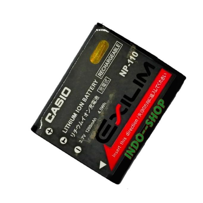 Ready - Battery For Kamera Casio Batre Exilim EX-Z2000 NP-110 Baterai Camera EX-Z2300 Z3000 ZR10 Bat