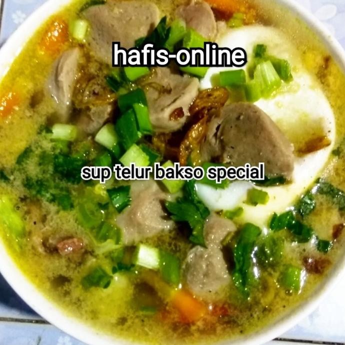 

New Sop Telur Bakso Special