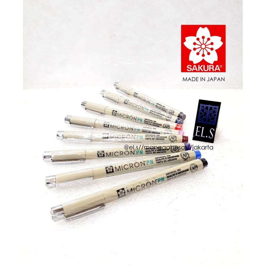 

Sakura Pigma Micron PN set 8 Warna