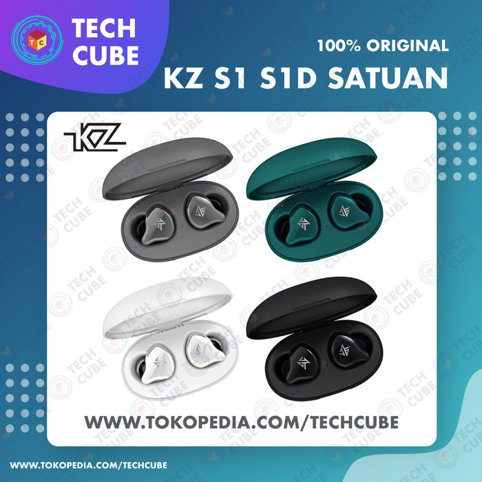 Kz S1 S1D Replacement Satuan Earphone Kiri Dan Kanan Charging Case