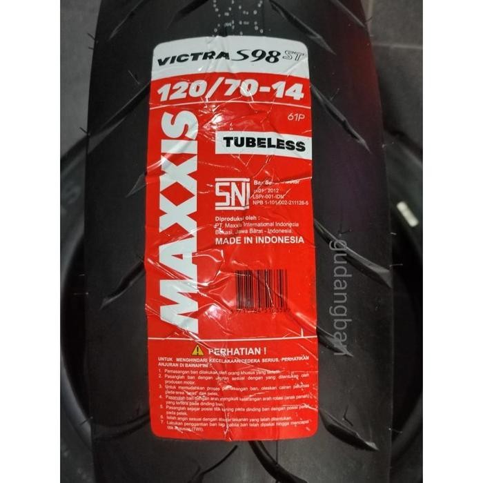 Ban Maxxis Victra 120/ 70 - 14 Bukan Swallow
