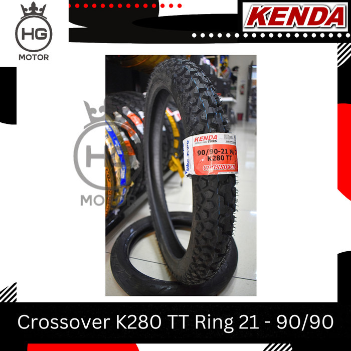 BAN KENDA K280 90/90 RING 21 120/80 R18 BAN DUAL PURPOSE CRF/KLX/WR155
