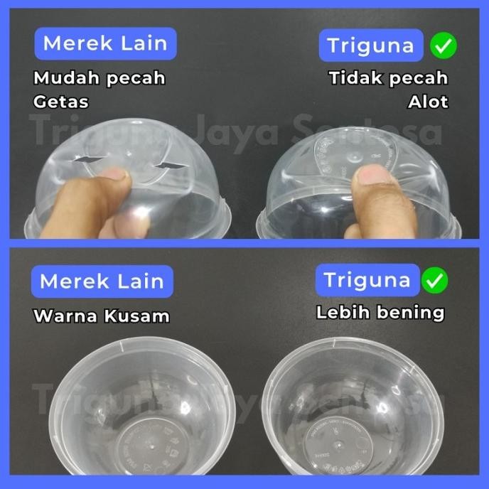 

New Thinwall Bowl 750Ml Per Dus Mangkok Makan Bulat Plastik Bakso Surabaya