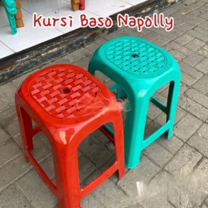 

New Bangku Kursi Bakso Napolly 303 Motif Anyaman Plastik