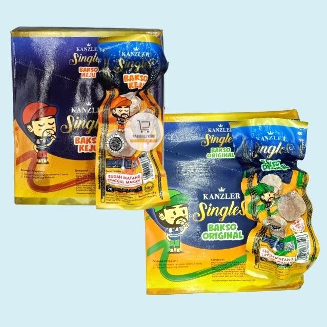 

New (1Box) Kanzler Singles Kanzler Bakso Singles Siap Makan (Isi 12Pcs)