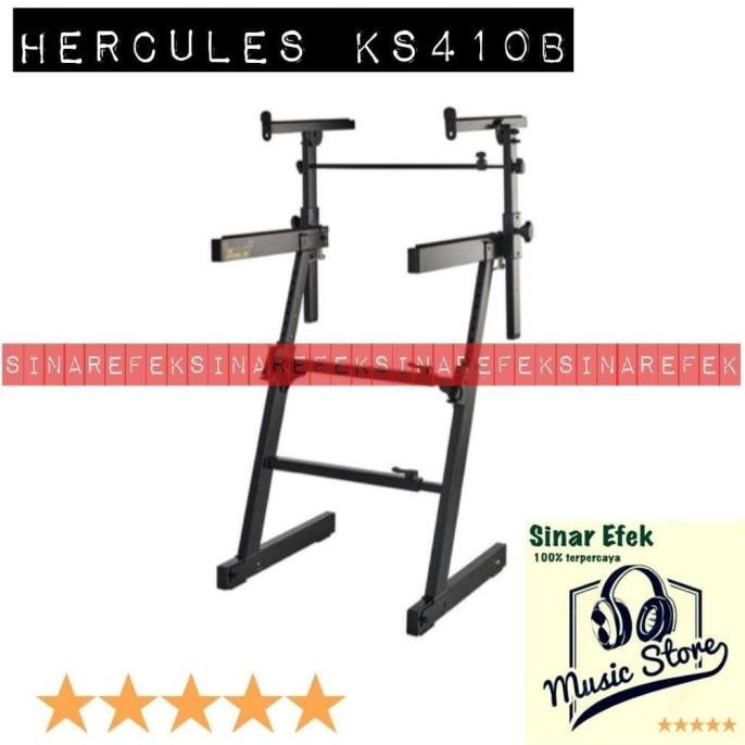HERCULES Keyboard Stand KS410B/ KS 410B Double Stand Keyboard