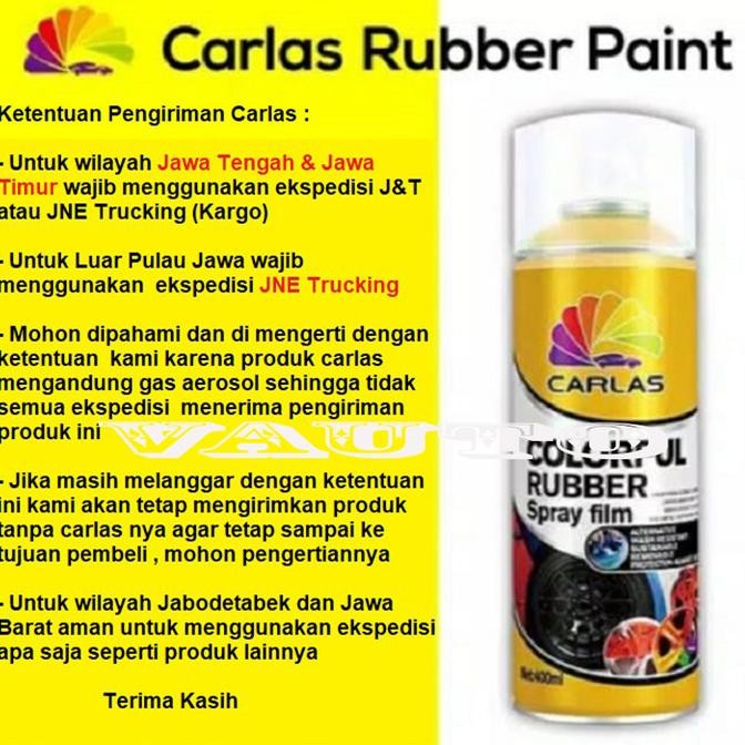 

carlas rubber paint warna standar