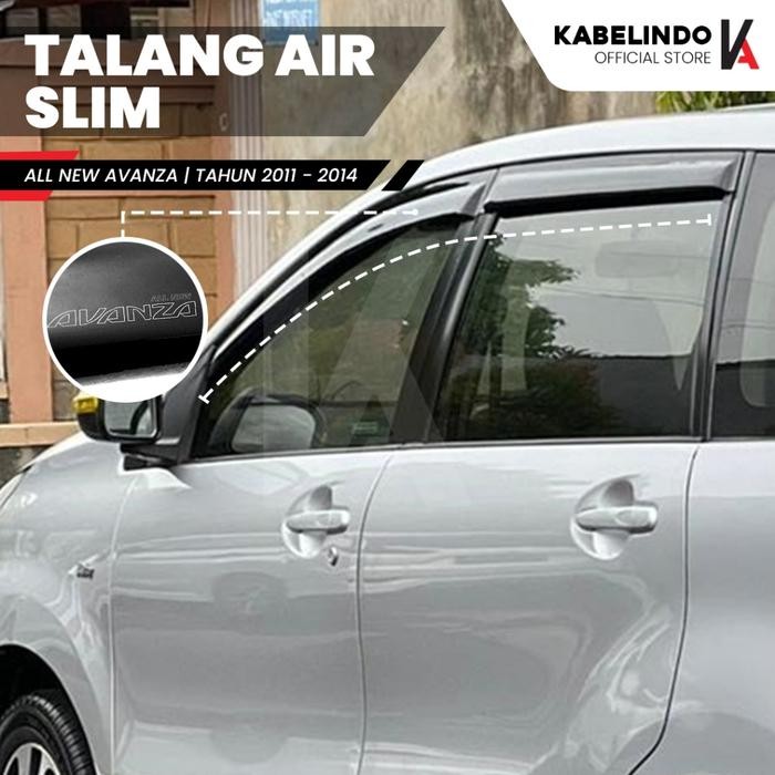 Talang Air Pintu Mobil Toyota All New Avanza 2011 2014 Model Slim 4 Pintu