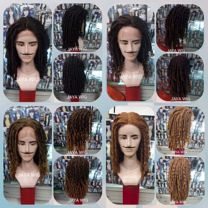 RAMBUT PALSU PRIA /WIG GIMBAL /WIG COWOK /WIG KERITING