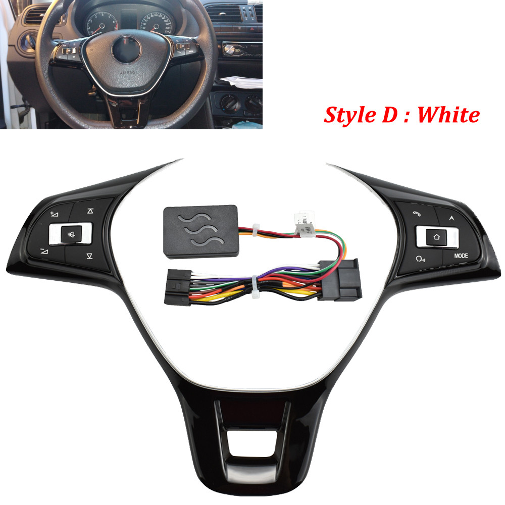 BEST Multifunction Steering Wheel Control Button Switch Volume Button Audio Switch Button For VW MK6
