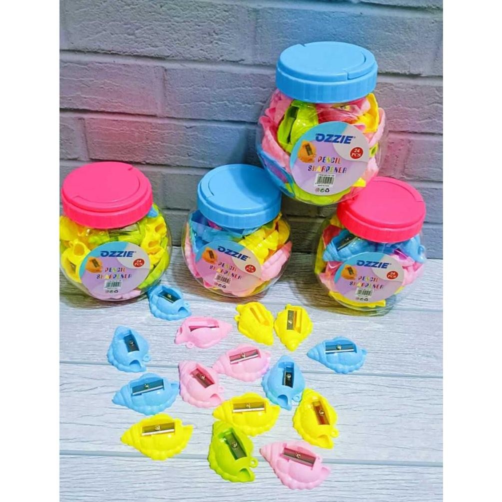 

Terlaris ( 24 Pcs ) Serutan Ongotan Rautan Pensil Toples Motif Karakter Lucu