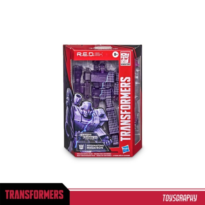 Transformers R.E.D Reformatting Megatron G1 Red Full Artikulasi