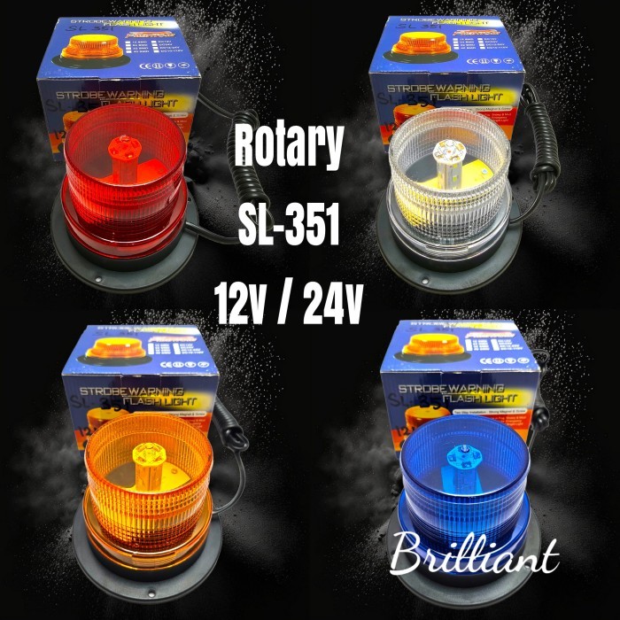 Rotary Rotari / Emergency Lamp - 12v / 24v Blitz Flash