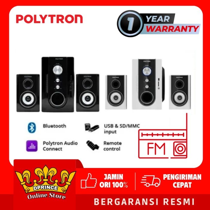 Polytron Pma 9320 /W Multimedia Speaker 9320 Bluetooth Pma 9320 /B