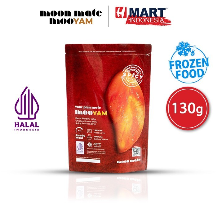 

Mooyam Spicy - Daging Dada Ayam Premium Instan Rasa Spicy 130G