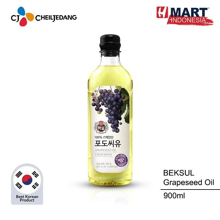 

Cj Beksul Grapeseed Oil - Minyak Anggur 900Ml