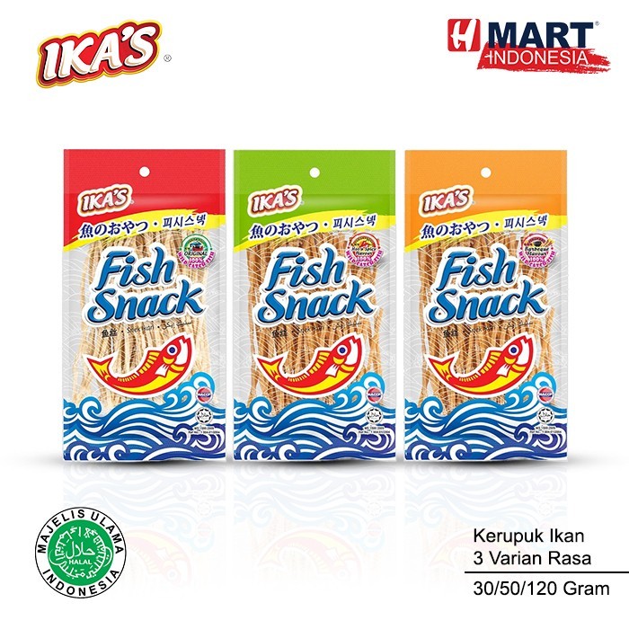 

Ika'S Fish Snack - Kerupuk Ikan - Camilan Ikan 30G