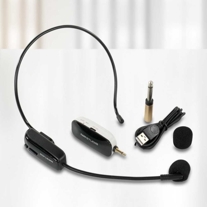 Mic Wireless Bando Clip On Original