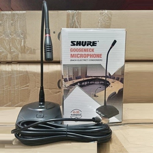 MIC MEJA PODIUM KABEL SHURE K30 / K 30 MIC FLEXIBLE
