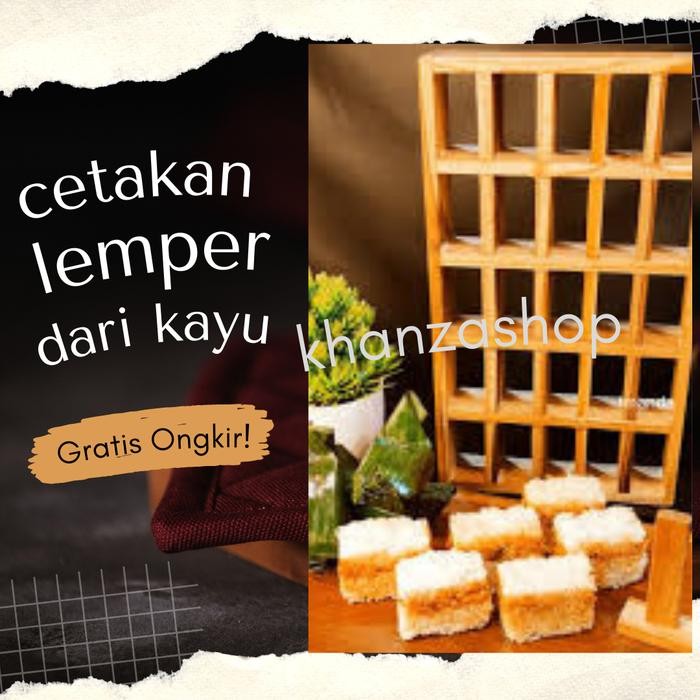 

TERMURAH CETAKAN LEMPER BAHAN KAYU 25 LUBANG KITCHENWARE