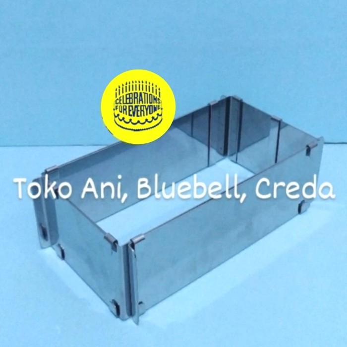 

READY CAKE RING EXPANDING RECTANGULAR 12.5X22X7.5CM MAX 20X40.8X7.5 CM