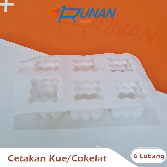 

TERLARIS CETAKAN KUE 3D CUBE CAKE CHOCOLATE SILICONE MOLDS CETAKAN LILIN COKLAT