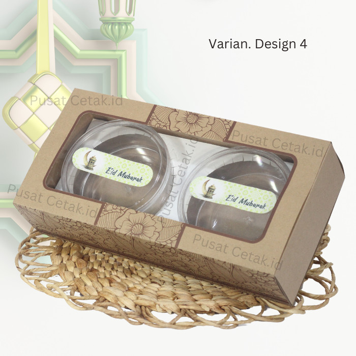 

New! Parsel Hampers Toples Kue Kering kotak lebaran - Design. 4 Idul Fitri