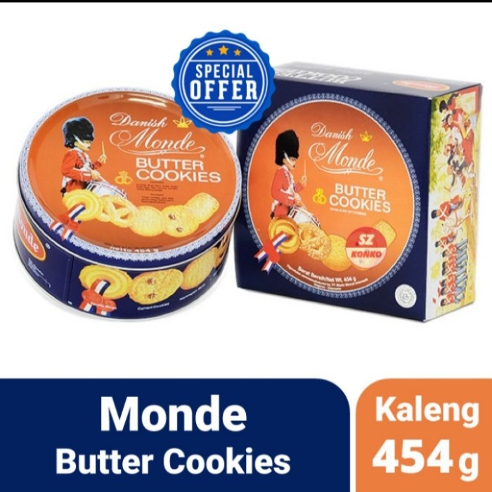 

New! Monde Butter Cookies 454gr Biskuit Lebaran Idul Fitri