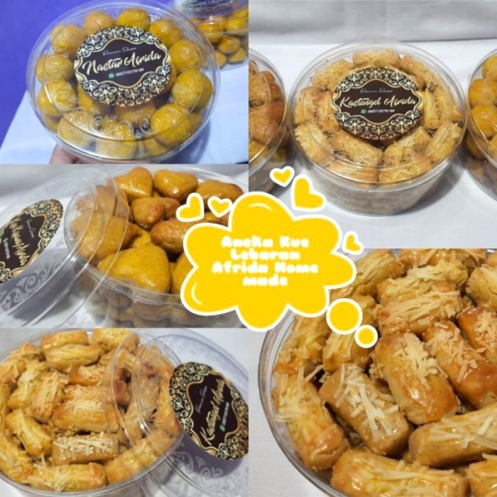 

New! Aneka Kue lebaran/ kue kering Afrida / nastar kastengel kue kacang - kue kacang 500 gram Idul Fitri