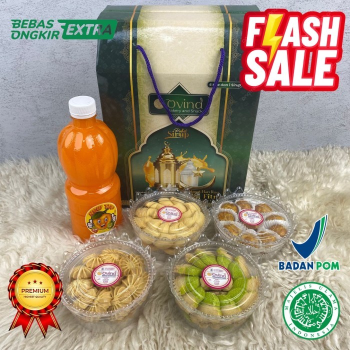 

New! PAKET KUE LEBARAN OVINA SIRUP PARCEL KUE LEBARAN PAKET KUE KERING ENAK Idul Fitri