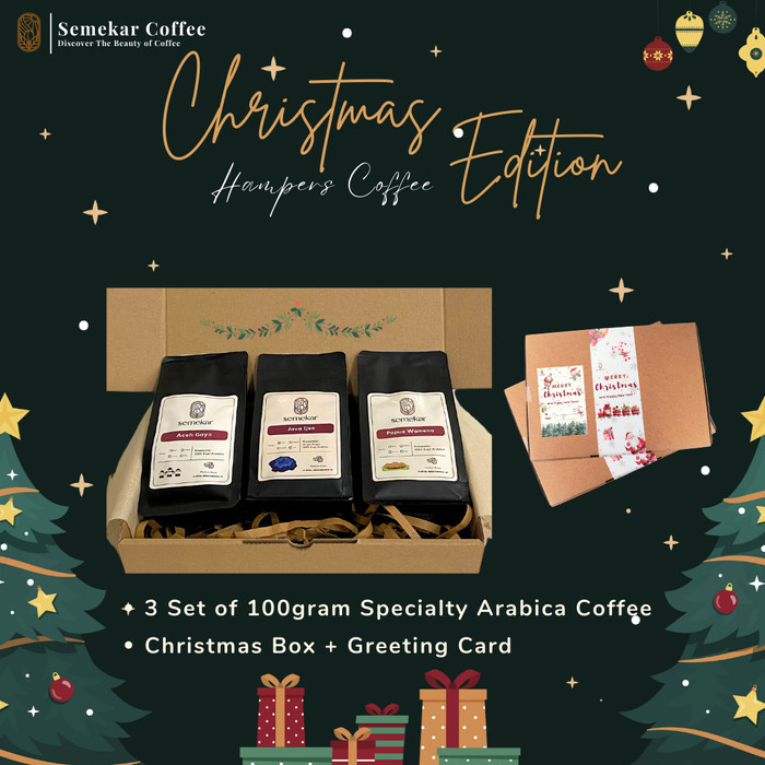 

New! Kopi Gift box hampers Natal Ultah Lebaran Parcel Christmas coffee - Natal Medium/Sedang Idul Fitri