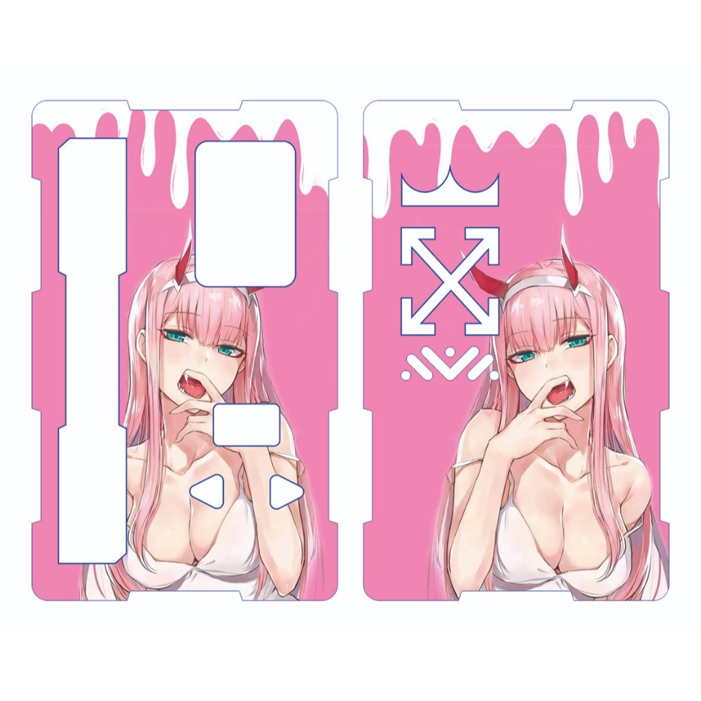 

Terlaris Stiker Backdoorr Ed Zero Two Bahan Garskin Custom Case Laminasi Tebal COD