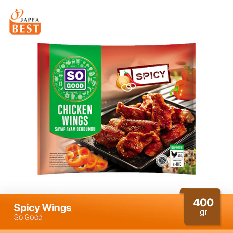

SO GOOD SPICY WINGS 400 GR