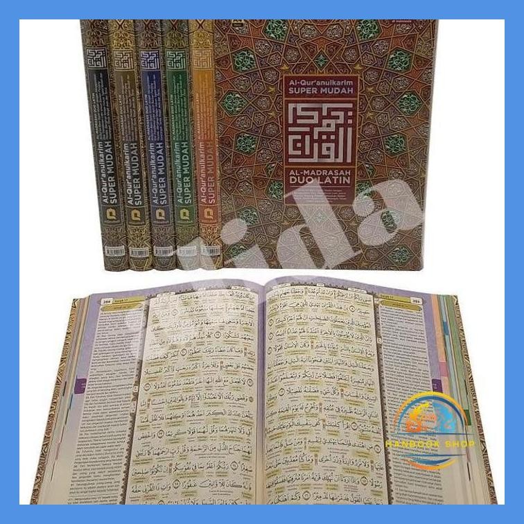 ALQURAN TAJWID PERKATA LATIN AL-MADRASAH DUO LATIN UK BESAR ALMADRASAH