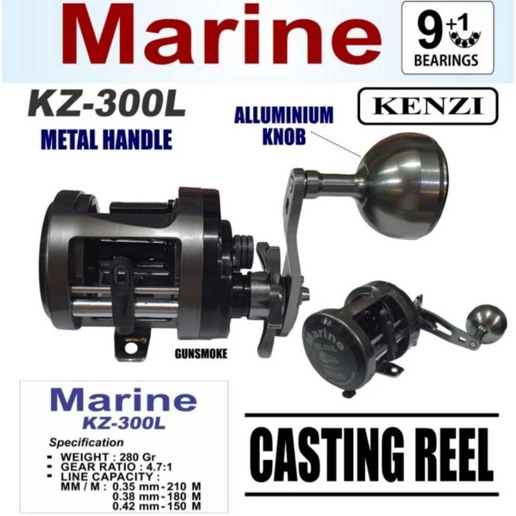 Promo Reel CASTING / OVERHEAD KENZI MARINE KZ-300L (LEFT HANDLE)