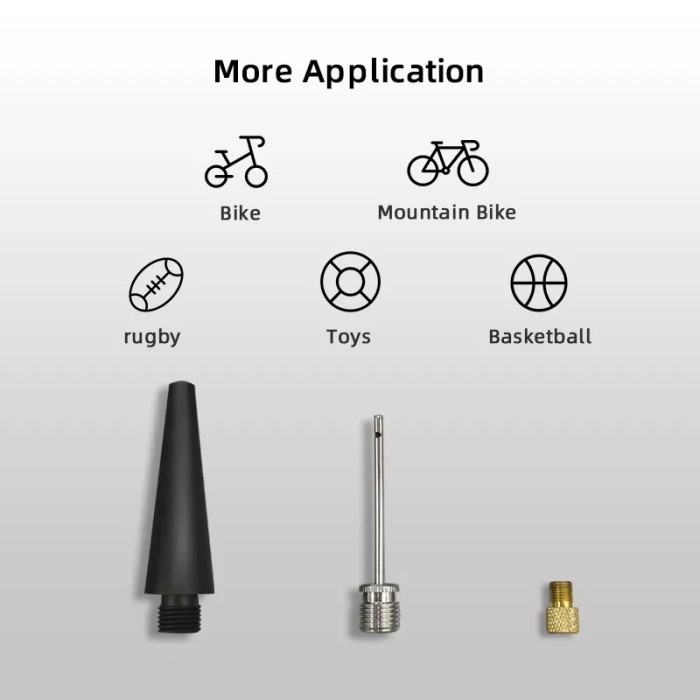 xiaomi air pump inflator elektrik pompa ban mobil motor sepeda bola