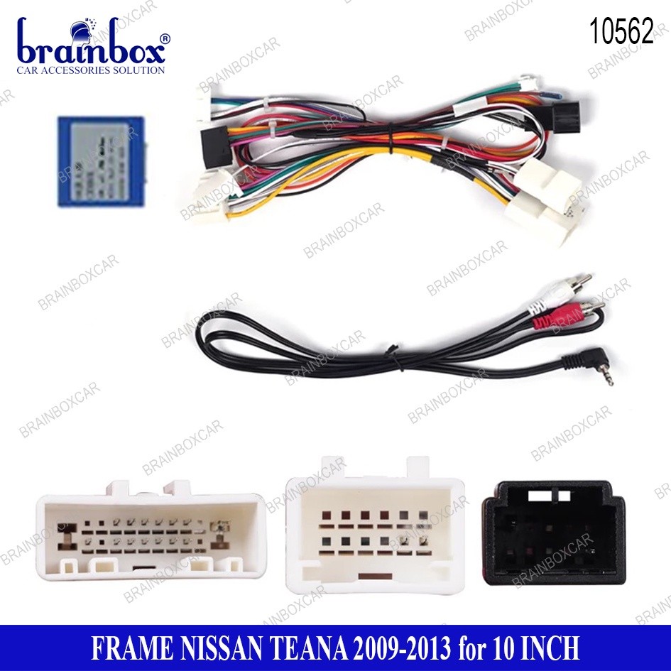 Frame Head Unit Android Nissan Teana 2009-2013 10 Inch Bingkai Panel TV Mobil PNP Car Monitor Radio