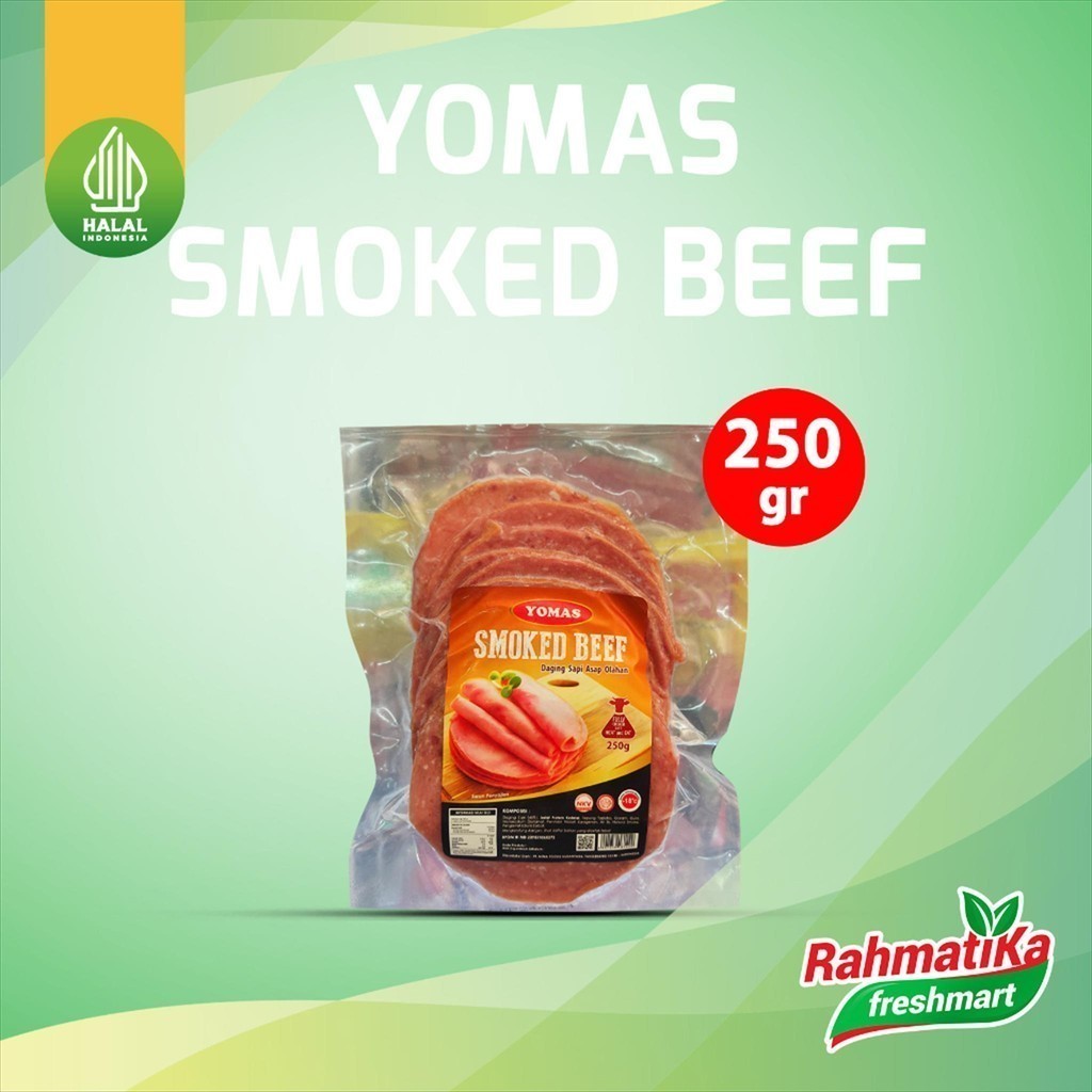 

Yomas Smoked Beef 250 gram