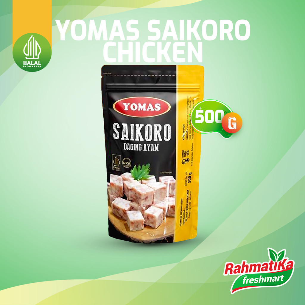 

Yomas Chicken Saikoro / Daging Ayam Saikoro 500 gr