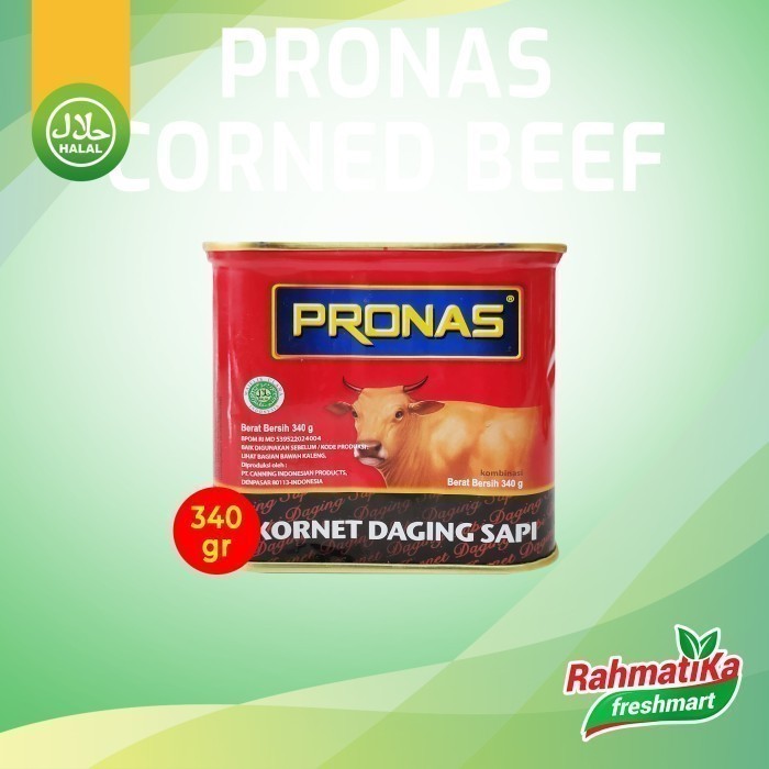 

Pronas Corned Beef / Kornet Daging Sapi 340 gram