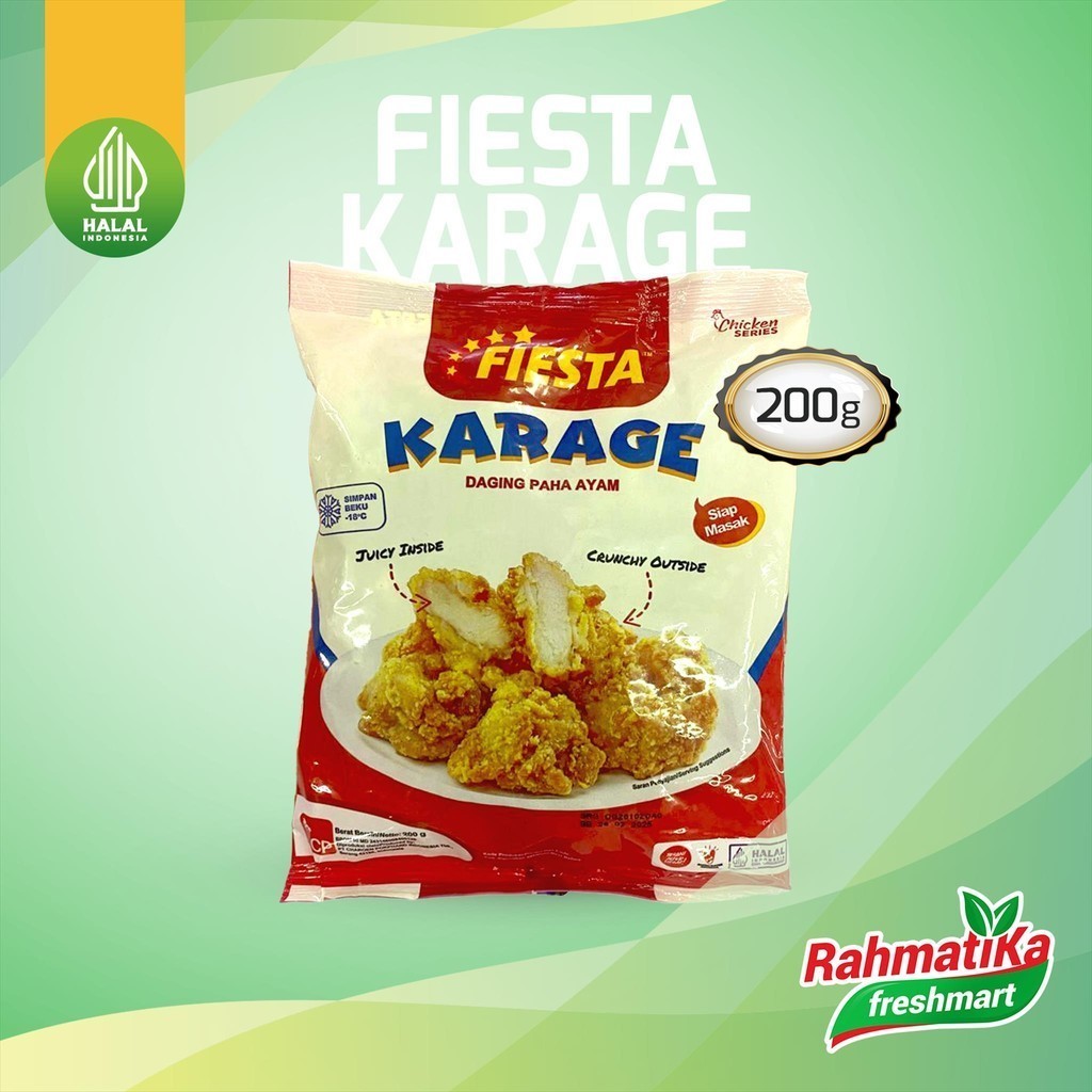 

Fiesta Chicken Karage / Daging Paha Ayam Fiesta 200 gram