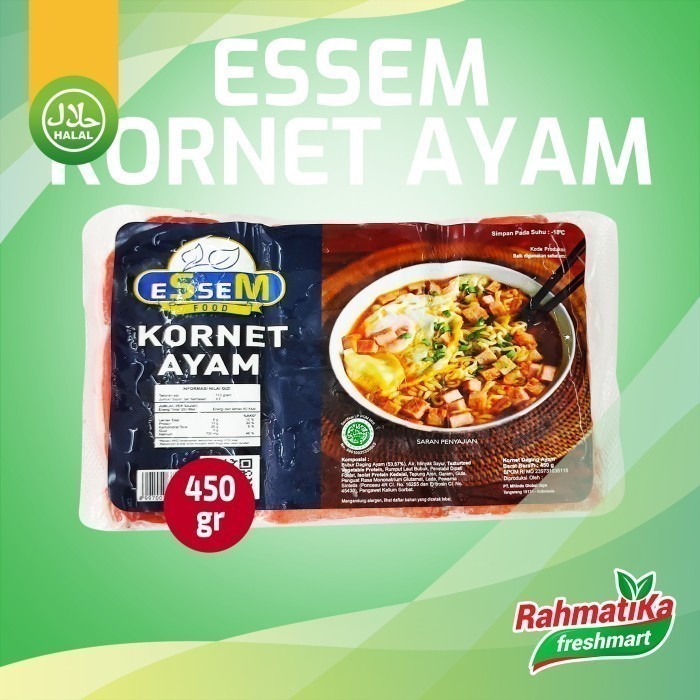 

Essem Kornet Ayam 450 gr (Frozen Food)