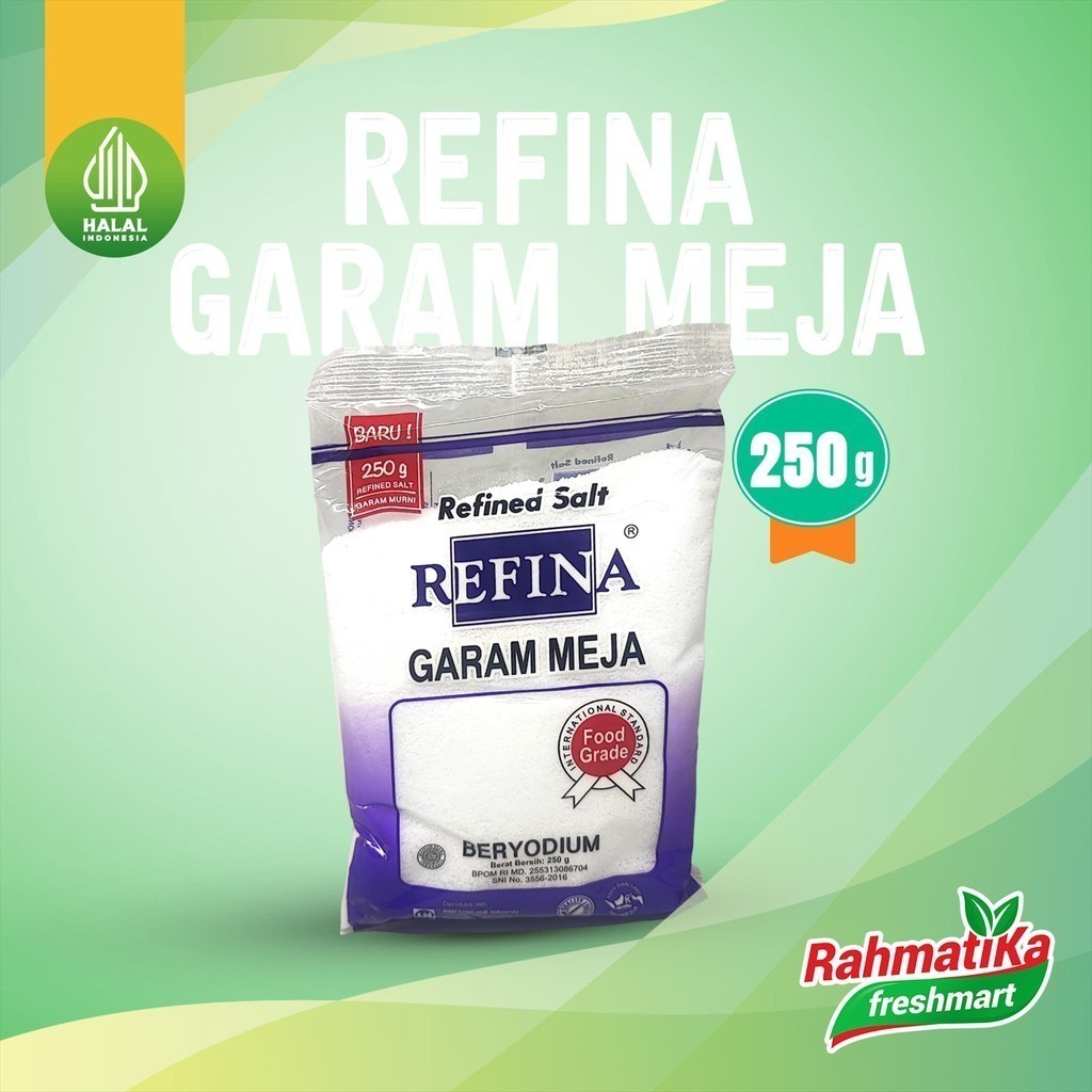 

Garam Meja Refina 250 gram