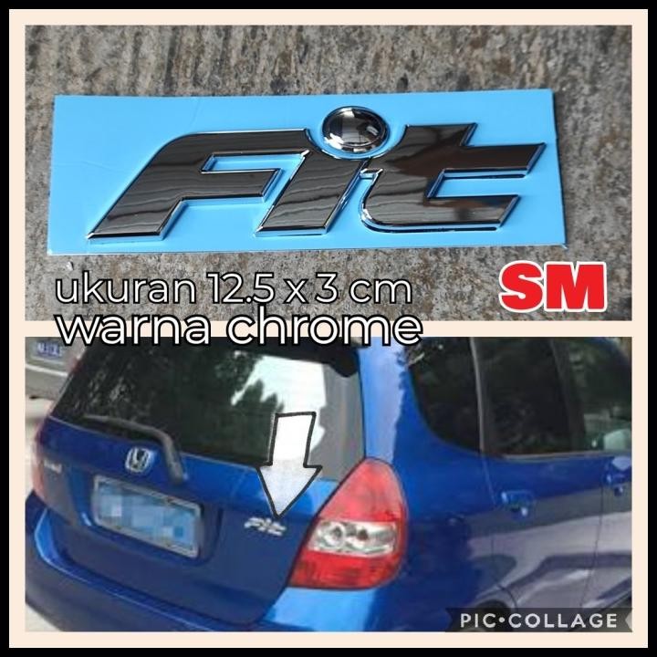 Embkem Tulisan Fit Honda Jazz Gd3 Versi Jdm