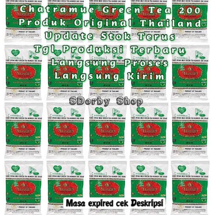 

Chatramue Thai Green Tea Teh Hijau Thailand Greentea 200 Gram