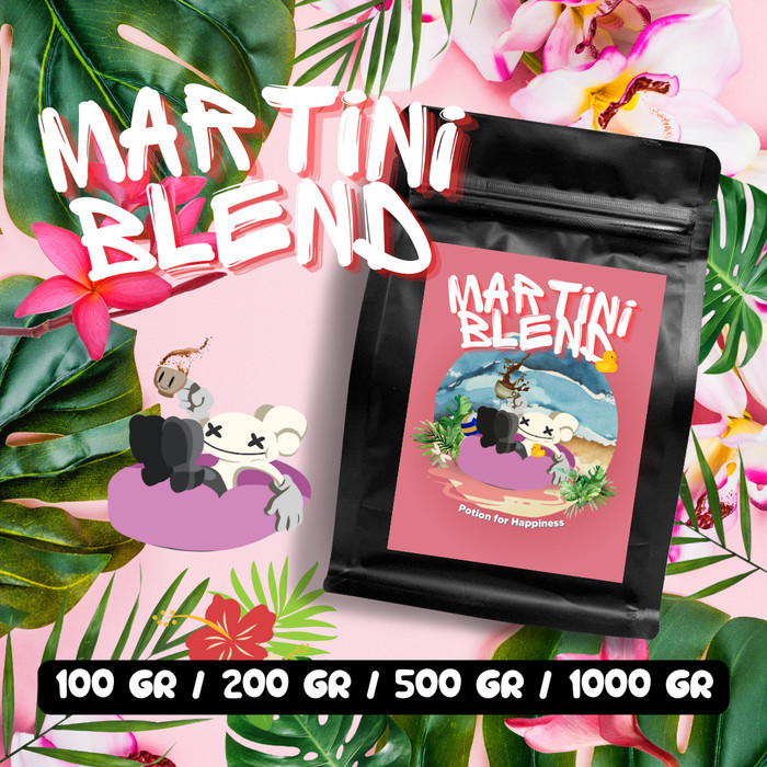 

Martini Blend (200 Gram) 100% Arabica Blend Coffee Beans Biji Kopi