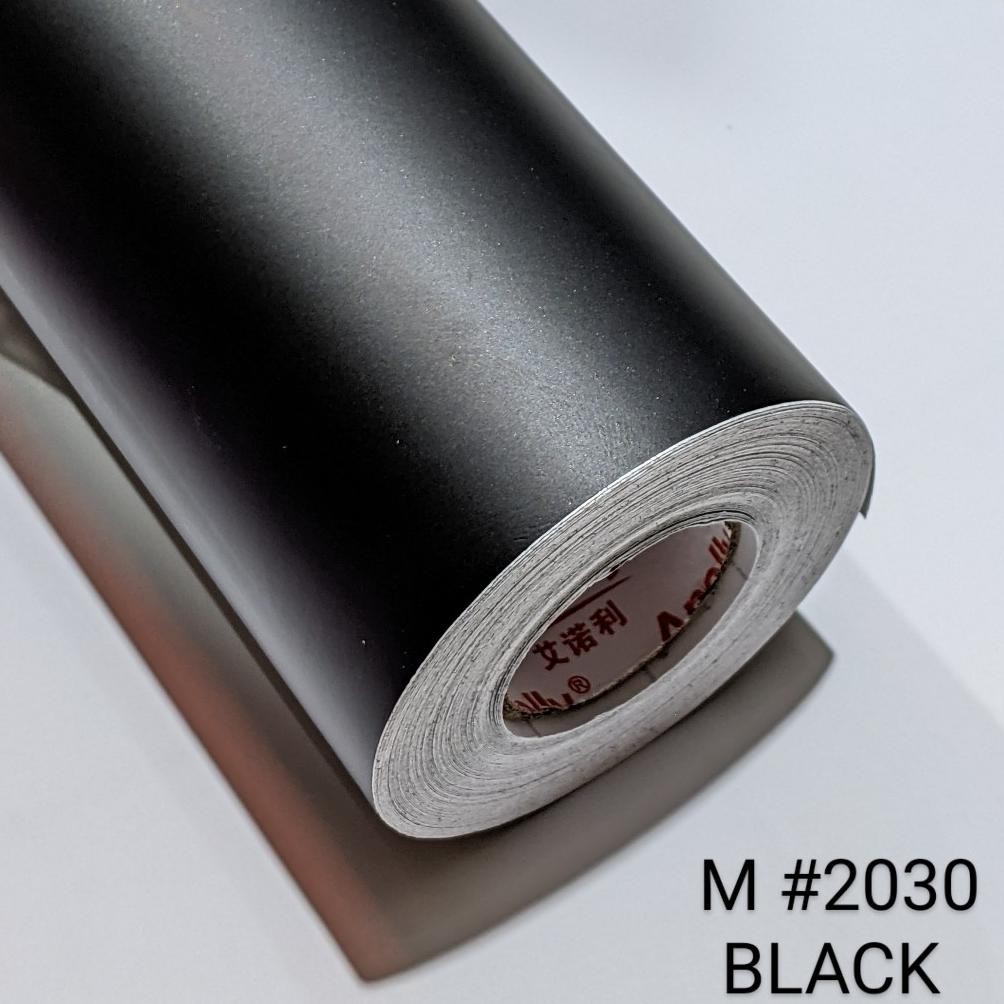 BEST SELLER Stiker skotlet hitam doff harga per roll (15 meter) sticker scotlite motor black matt