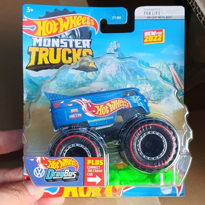 ORIGINAL HOTWHEELS MONSTER TRUCK VW DRAG BUS THS